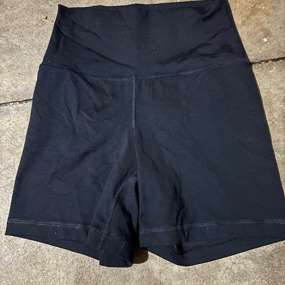 Women's Black High-Waisted Shorts